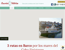 Tablet Screenshot of crucerosfisterra.com